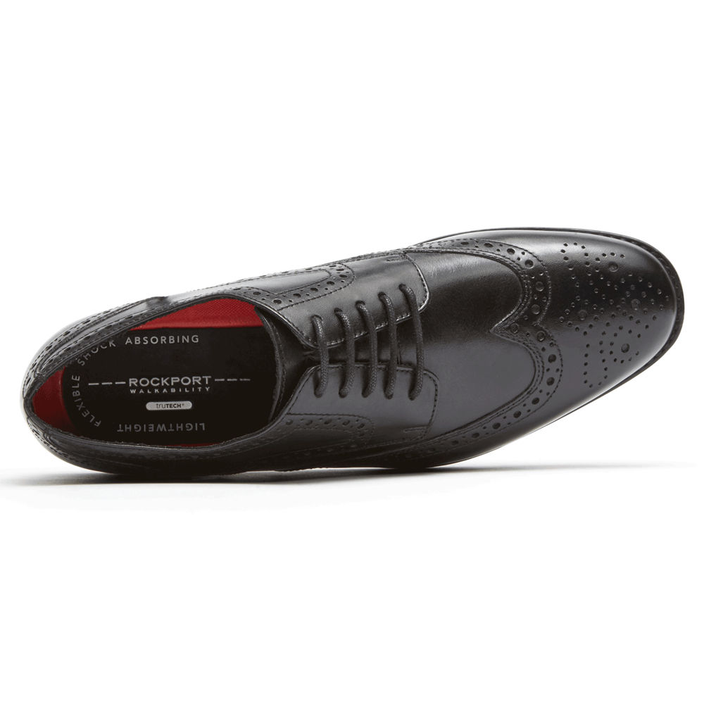 Rockport Snøre Sko Herre Svart - Style Purpose Wingtip - YIKP42785